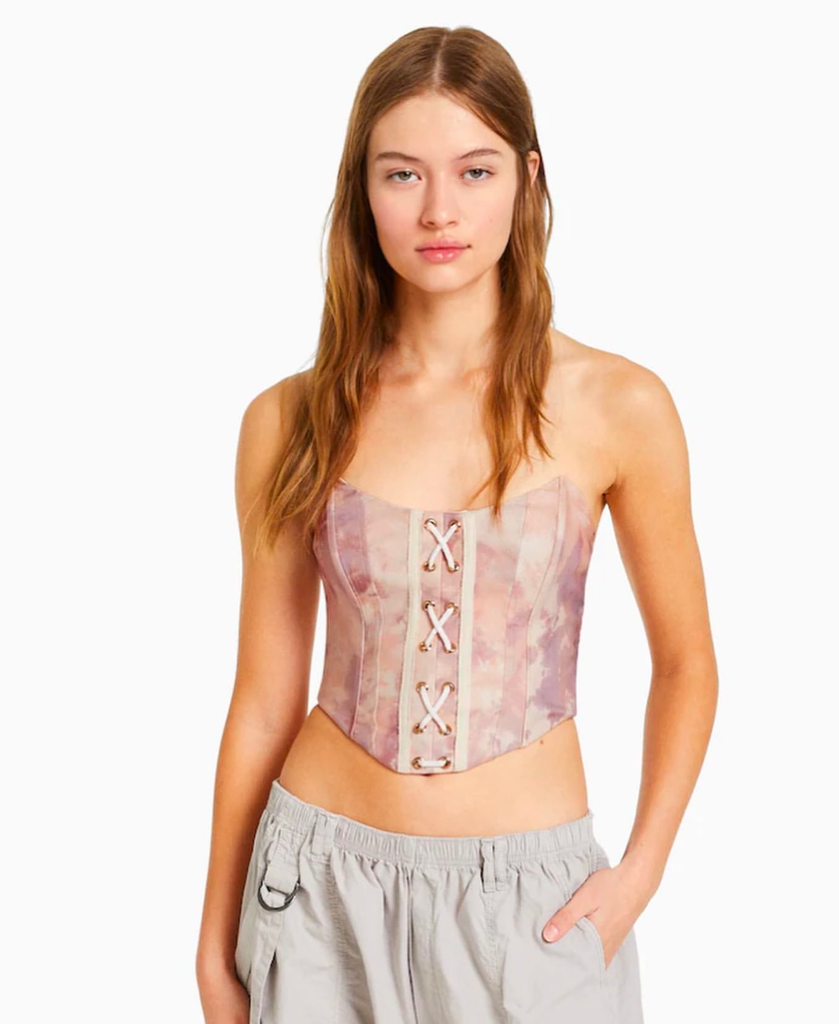 Top corse print lazada