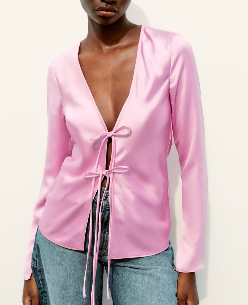 Blusa Satinada Lazadas