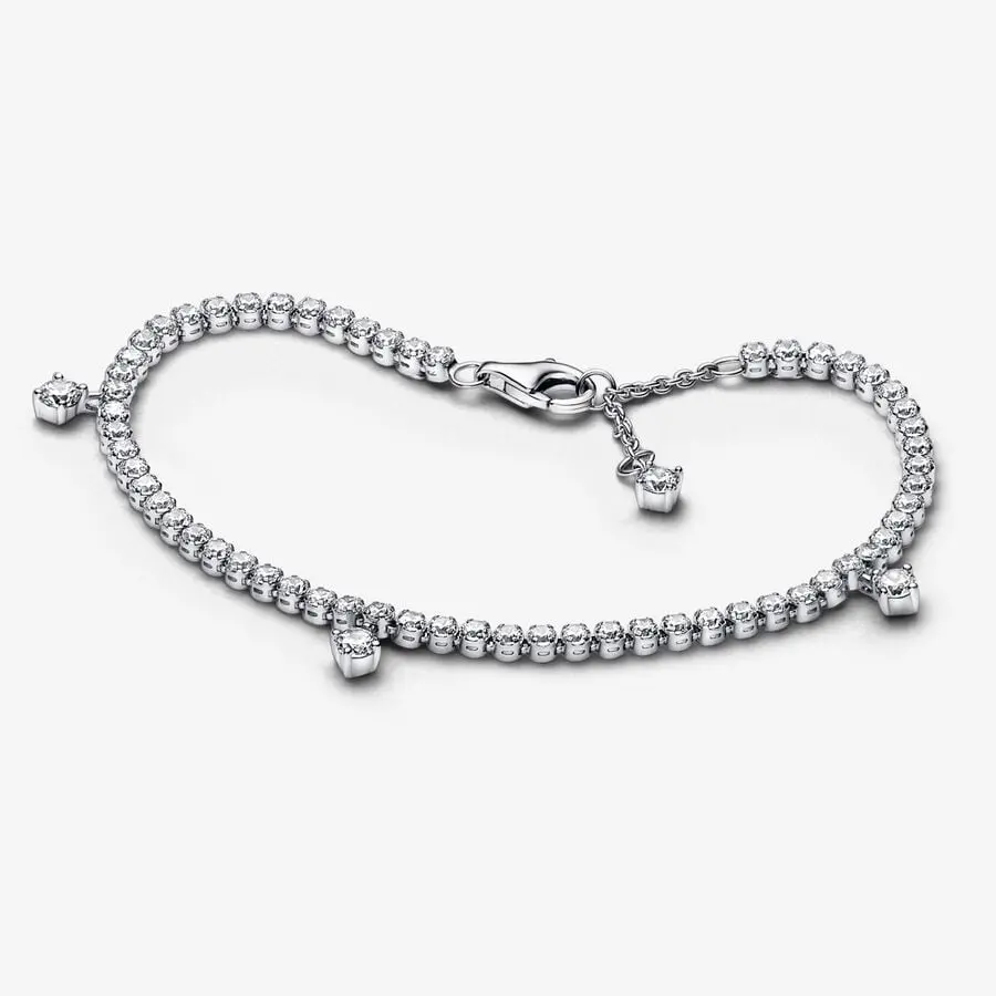 Pulsera Tenis Gotas Brillantes