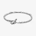Pulsera Moments Cadena de Serpiente con cierre de barra en T
