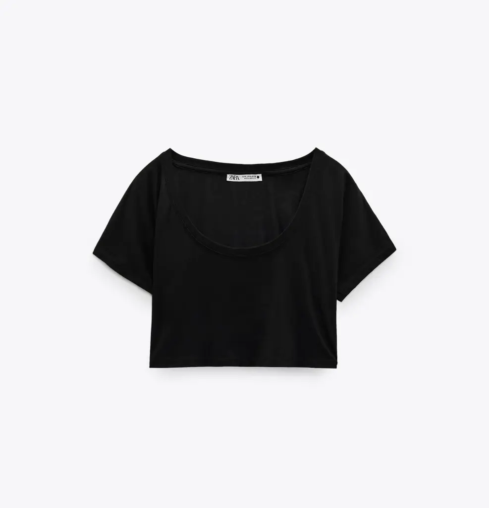 Camiseta Cropped Lyocell