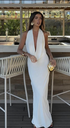 Vestido caída escote 