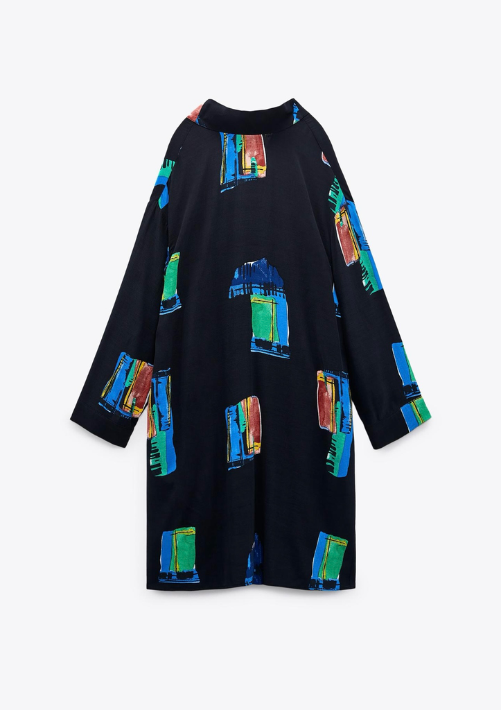 Vestido Estampado Oversize