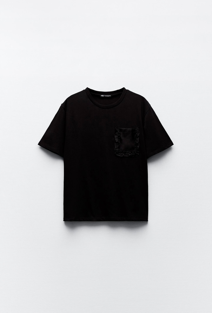 Camiseta Bolsillo Organza