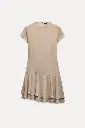 Vestido Mono Corto Volantes
