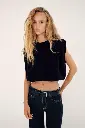 Camiseta Algodon Pliegues
