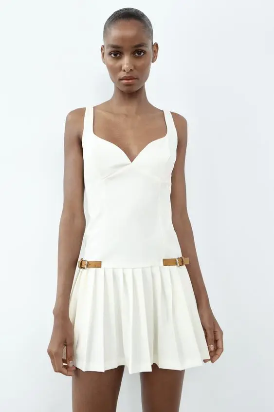 Vestido Tablas Trabillas