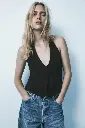 Top Halter Botones