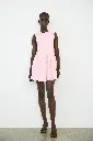Vestido Corto Gabardina Falda Volumen