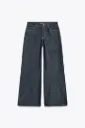 Jeans Wide Leg Tiro Alto