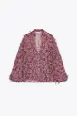 Camisa Estampada Flecos