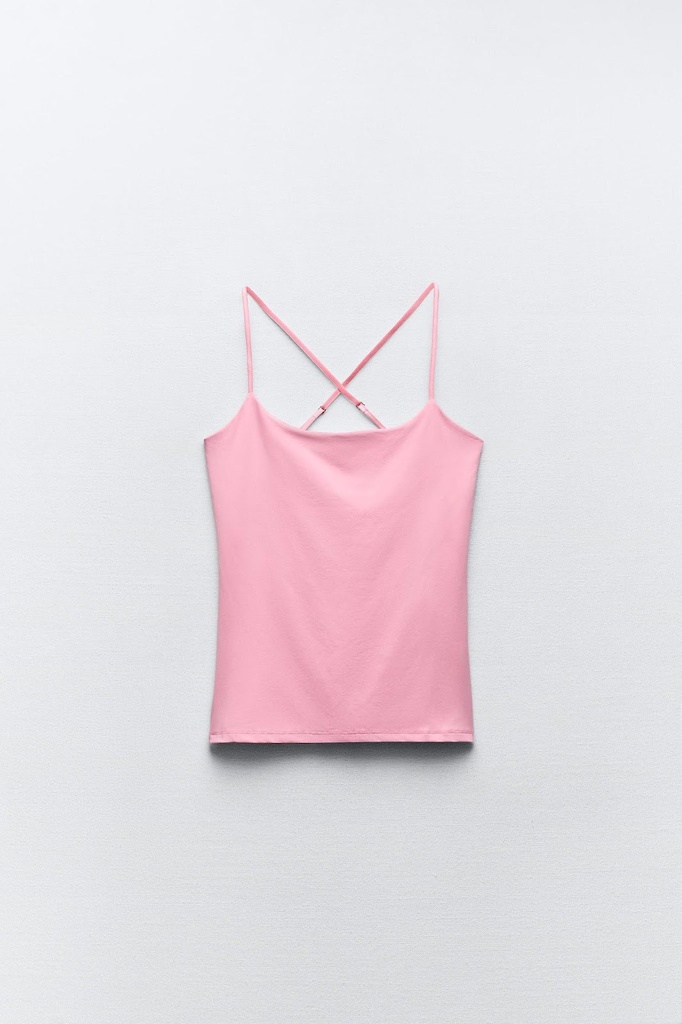 Top Tirantes Cruzados Poliamida