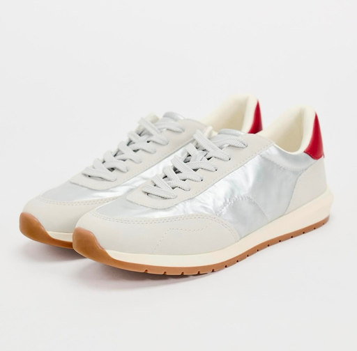 Zapatillas Deportivas Running Metalizadas