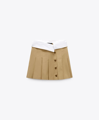 Falda Mini Gabardina