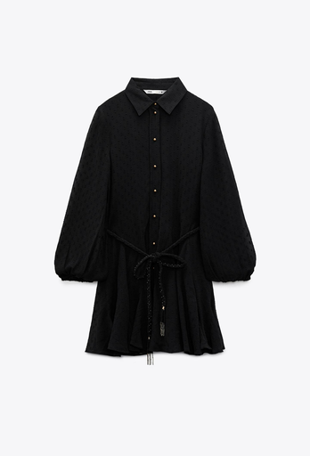 Vestido Corto Plumeti