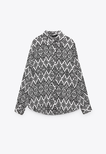 Blusa Estampada BN