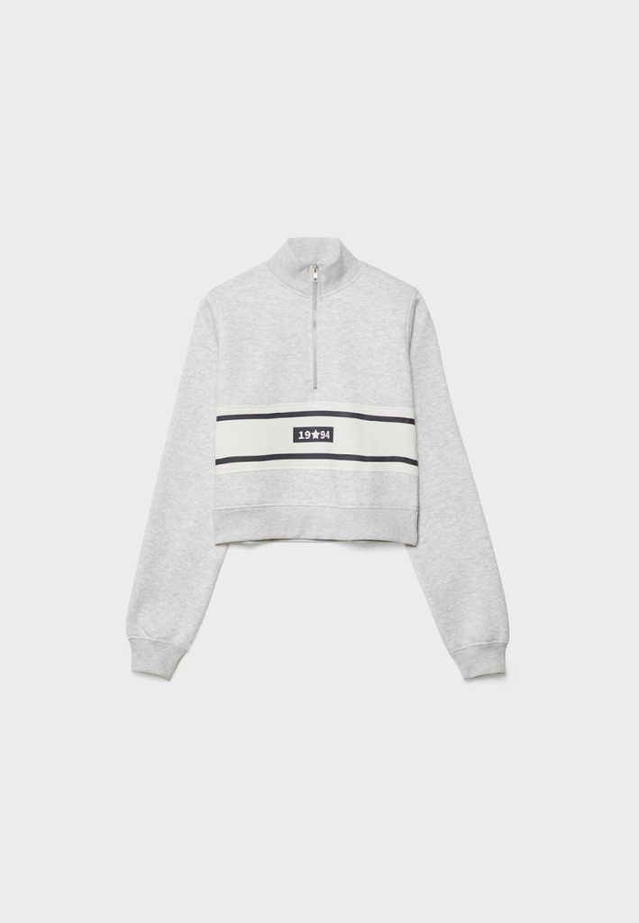 Sudadera Raya Contraste