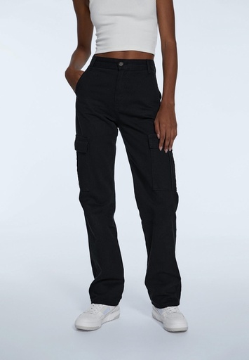 Pantalon Cargo Popelin