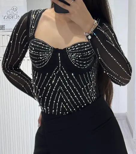 Camiseta Manga Larga Brillos Vinceotto