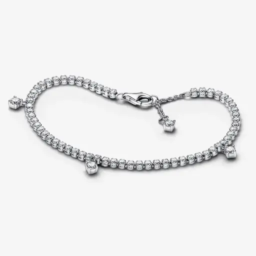 Pulsera Tenis Gotas Brillantes