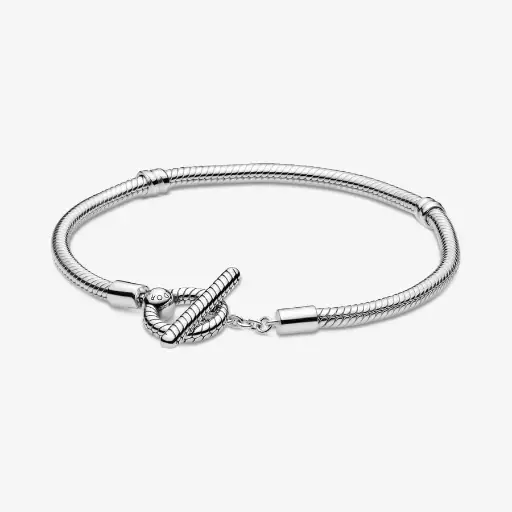 Pulsera Moments Cadena de Serpiente con cierre de barra en T