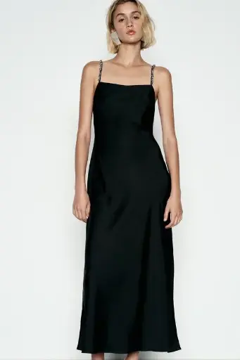 Vestido Lencero Satinado