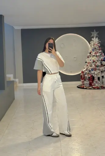 Set Top Bom Pantalon Ancho